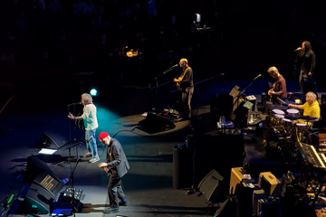 The Who performing live