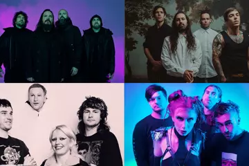 (Clockwise) Twelve Foot Ninja, Mirrors, Redhook, Amyl & The Sniffers