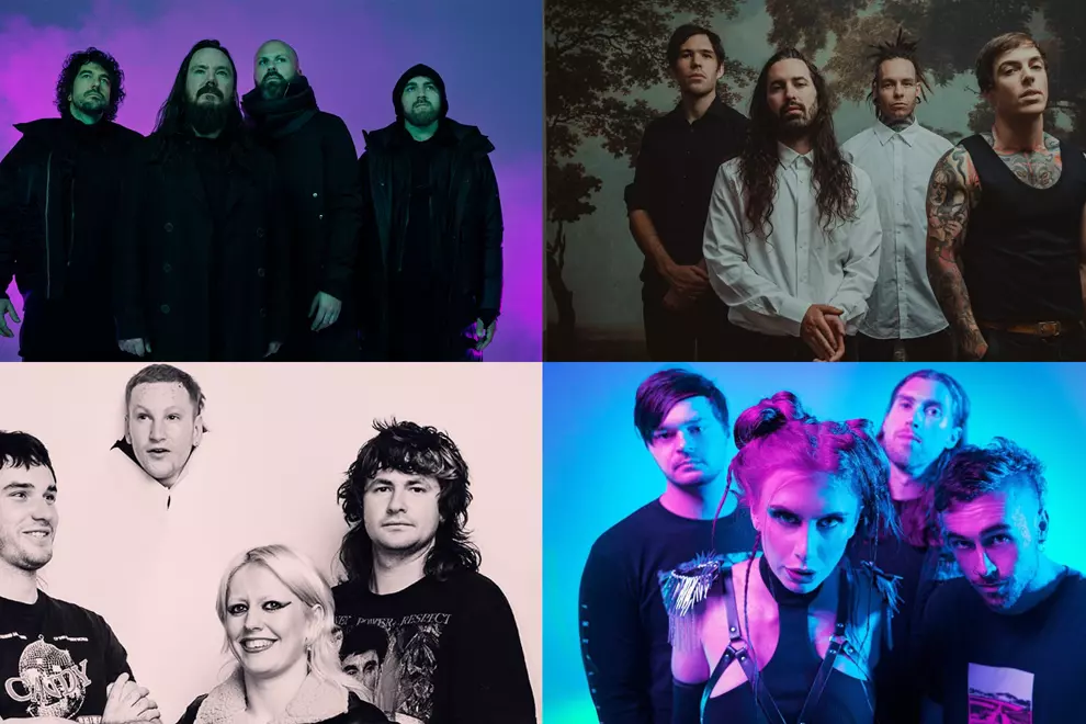 (Clockwise) Twelve Foot Ninja, Mirrors, Redhook, Amyl & The Sniffers