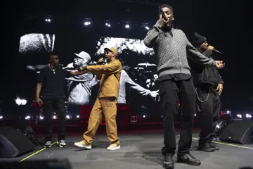 Wu-Tang Clan performing in Brisbane