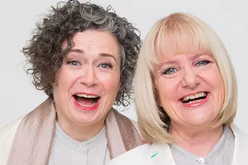 Judith Lucy and Denise Scott