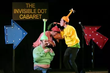 The Invisible Dot Cabaret. Photo by Prudence Upton