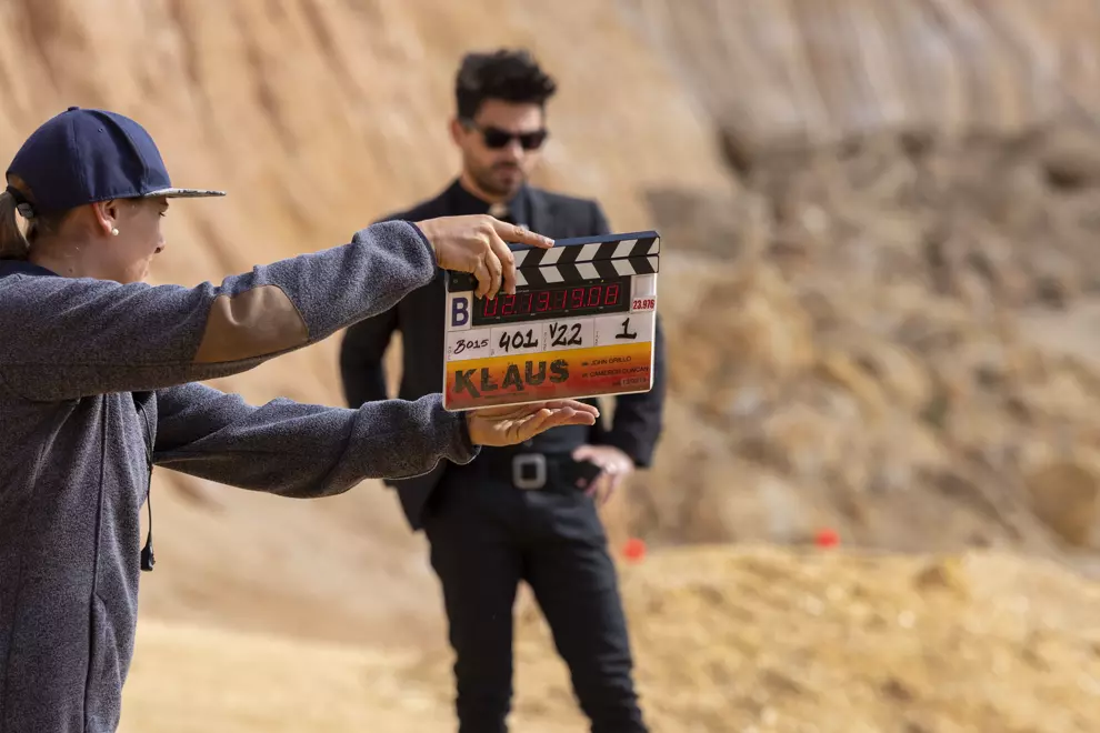 Dominic Cooper behind the scenes of 'Preacher'