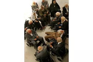 Pic by Sun Yuan and Peng Yu, Old People’s Home, 2007