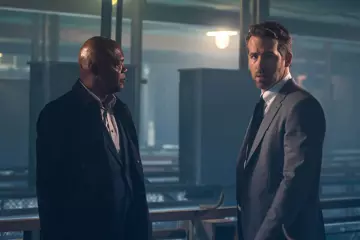 Ryan Reynolds and Samuel L Jackson