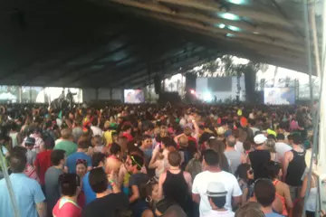 Coachella crowd on final day