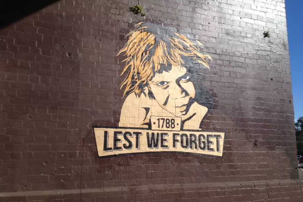 Artist unknown ; this piece of street art has since been defaced.