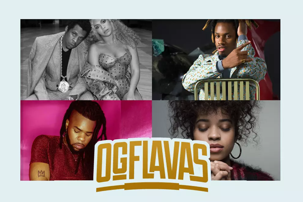 Clockwise from top left: The Carters, Denzel Curry, Ella Mai (pic by Jonathan Mannion), MNEK