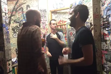 Alex, Drew and Kenny at Byron