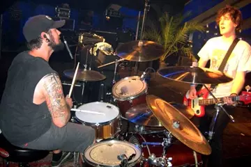 At Clammotterock festival.