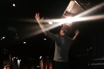 Your five seconds of lead singer fame starts now Alex!