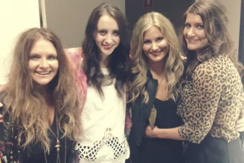 The sisters with tour support Kaylee Bell