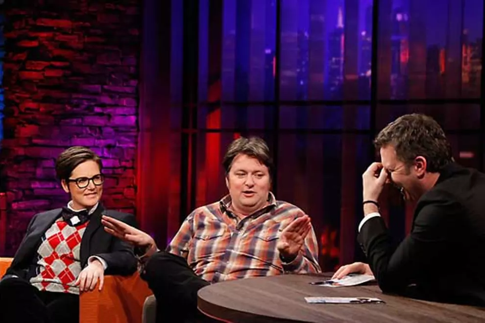 Adam Hills holds back from blasting Dave O'Neil