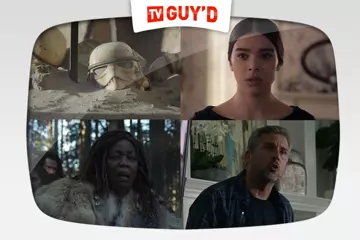 Clockwise L-R: 'The Mandalorian', 'Dickinson', 'Morning Wars', 'See'