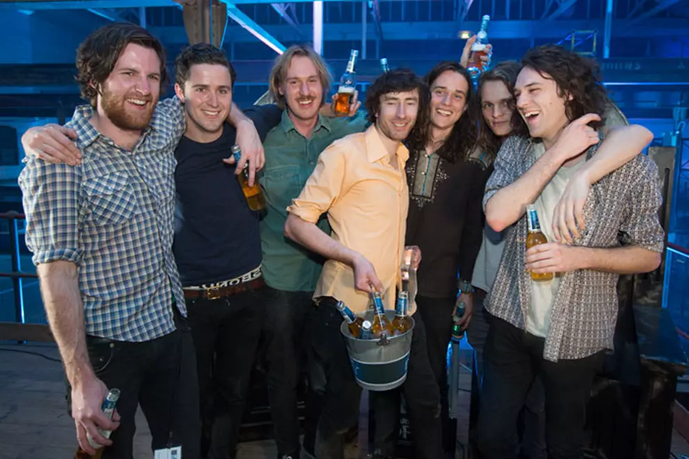 King Gizzard & The Lizard Wizard celebrate their Global Music Grant win.