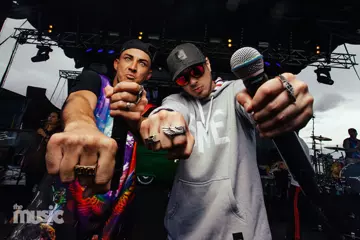 Bliss N Eso, MC Eso left. Pic by Cole Bennetts