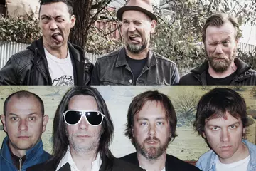 Regurgitator (top) and The Fauves (bottom)