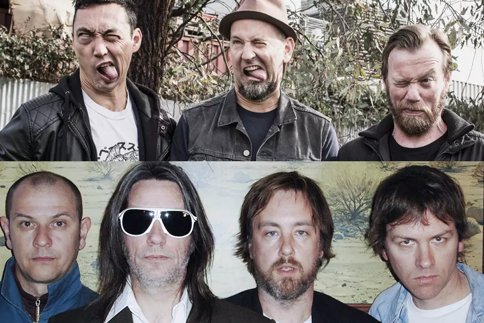 Regurgitator (top) and The Fauves (bottom)