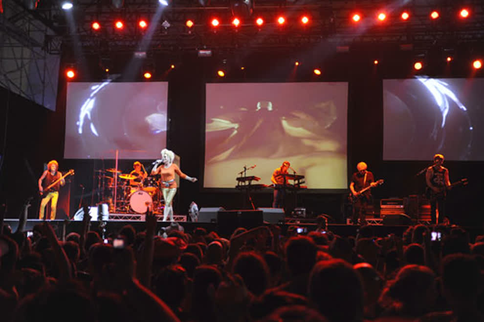 Blondie at last year's festival. Pic by Linda Heller-Salvador