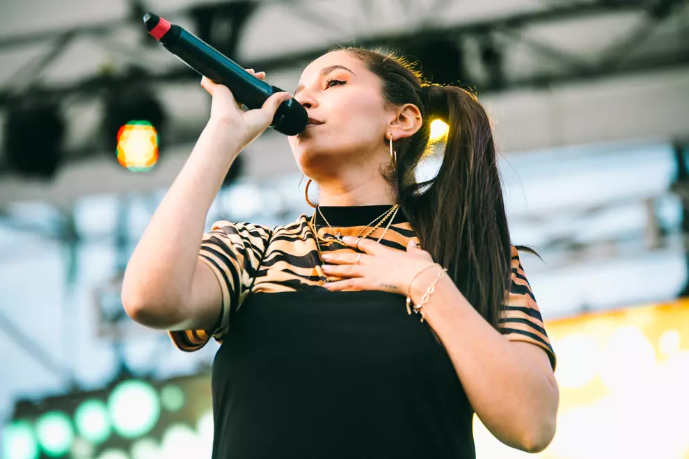 Wafia @ Big Pineapple Music Festival. Photo by Bianca Holderness.