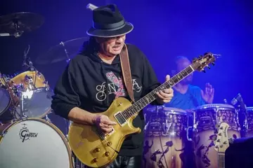 Santana @ Bluesfest 2017. Pic by Damien Stacey