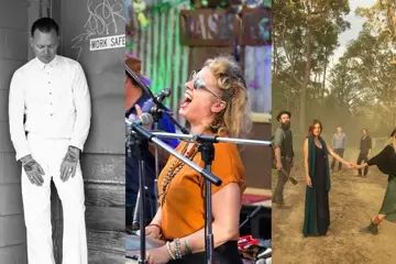 (L-R) CW Stoneking, Hat Fitz & Cara and The Waifs