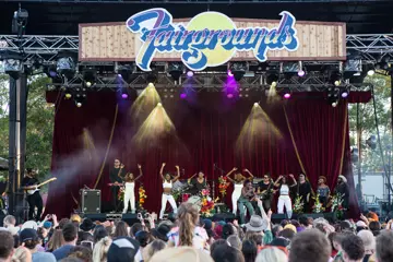 Sampa The Great @ Fairgrounds Festival. Photos by Peter Dovgan.