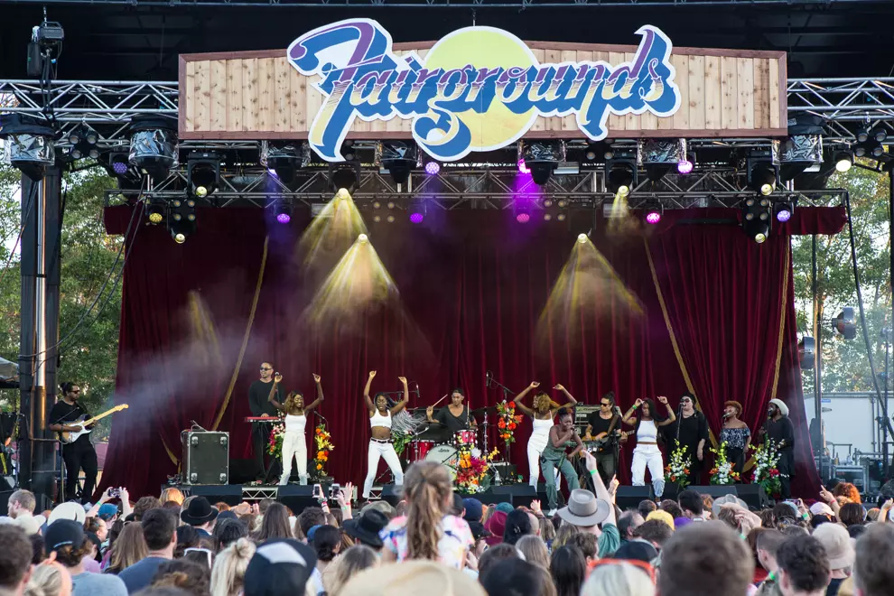 Sampa The Great @ Fairgrounds Festival. Photos by Peter Dovgan.