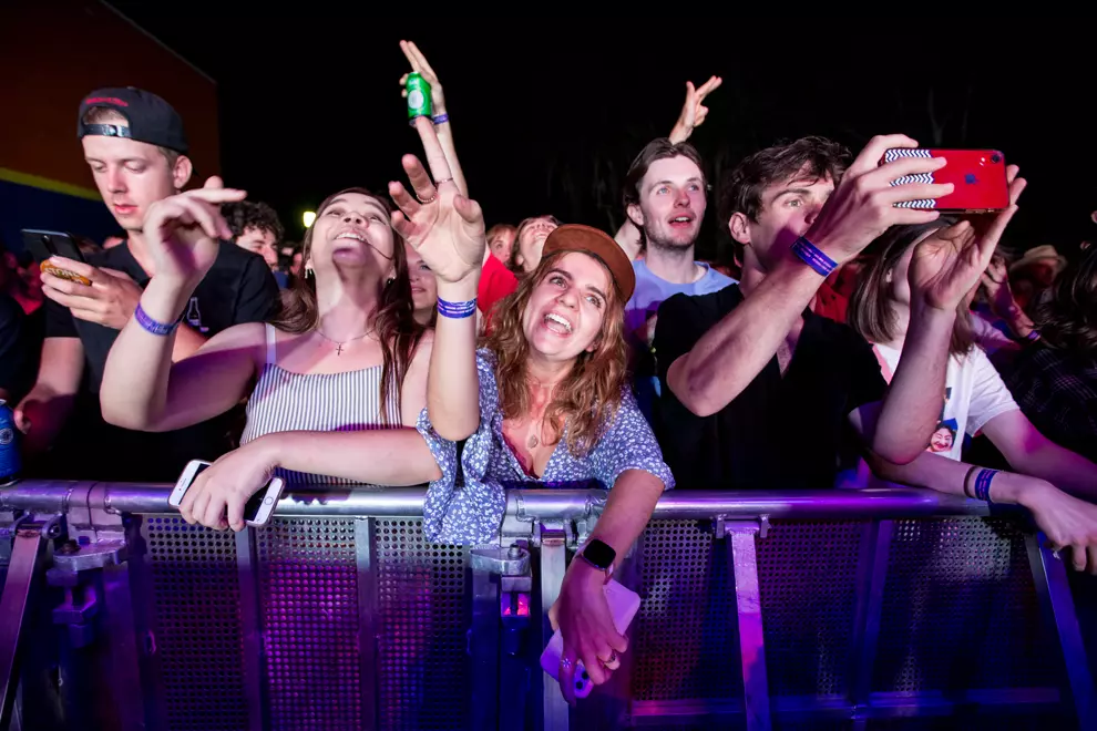 Crowd @ MacCabe Park. Photo by Peter Dovgan.