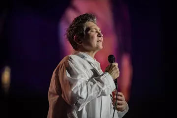 k.d. lang at Fire Fight Australia