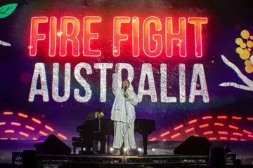 Kd lang @ Fire Fight Australia. Photo by Josh Groom.