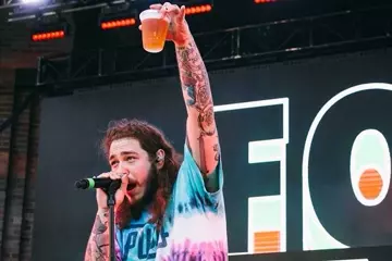 Post Malone @ FOMO Brisbane last week. Pic by Bianca Holderness