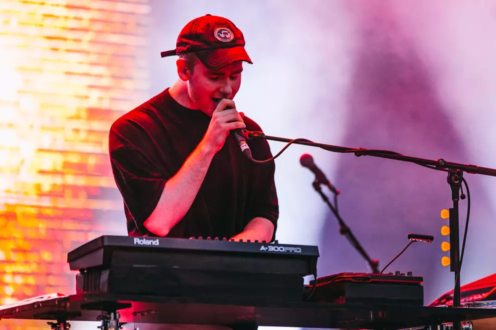 Mura Masa @ Riverstage. Photos by Bianca Holderness.