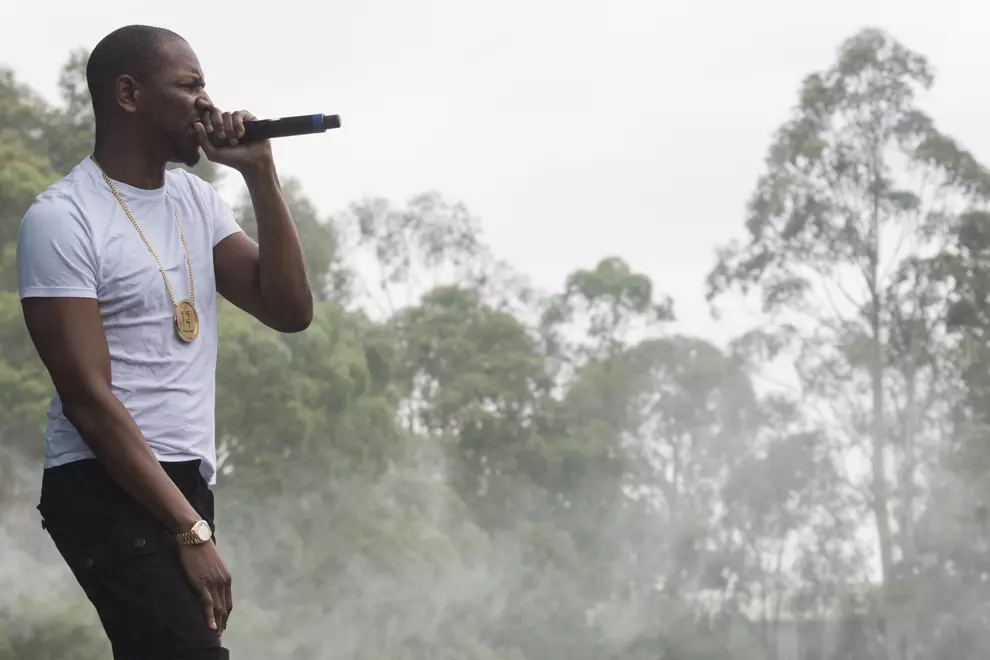 Giggs @ FOMO Festival, Parramatta Park. Photos by Simone Fisher.