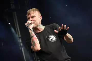 McCracken & The Used @ Good Things, Brisbane, 2018. Pic by Terry Soo