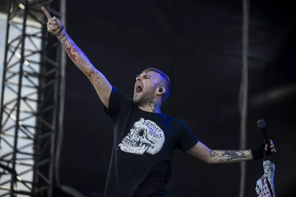 The Used @ Parramatta Park. Photos by Hayden Nixon.
