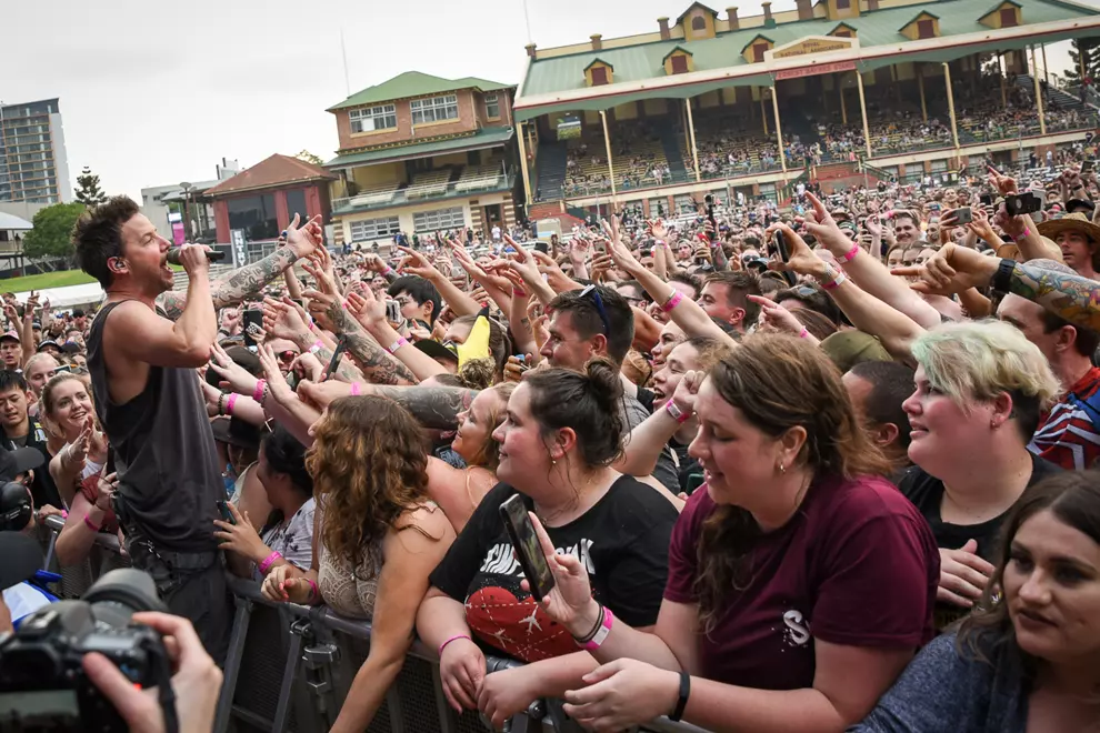 Simple Plan at Good Things Brisbane