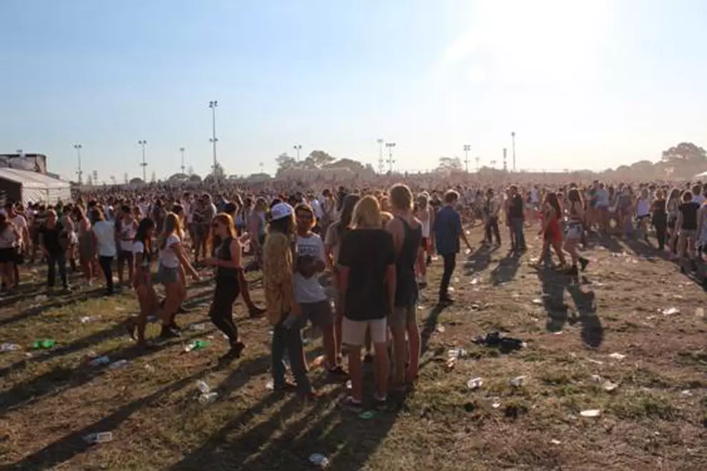Crowd at this year's Maitland Groovin The Moo. Pic by Angela Padovan