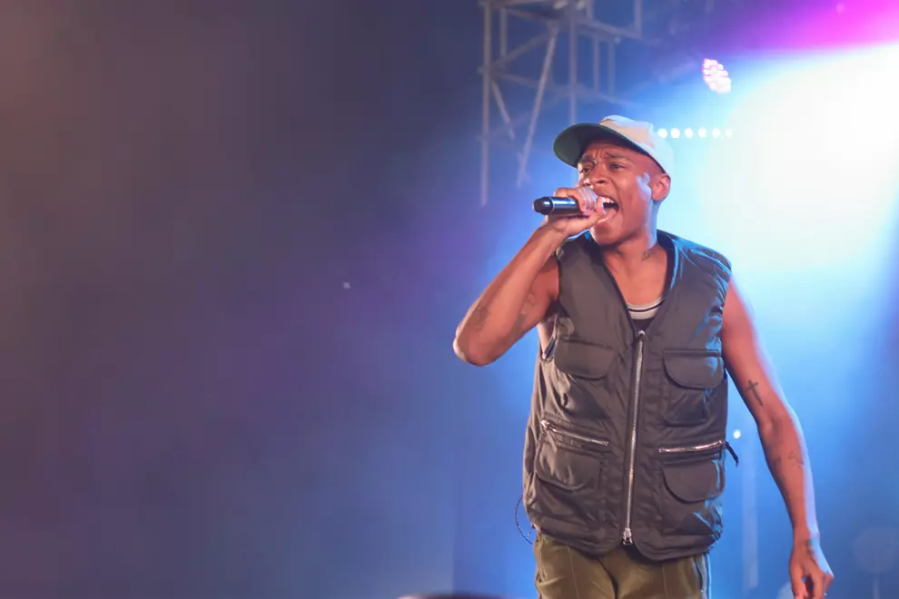Rejjie Snow @ Groovin The Moo Canberra, Exhibition Park. Photo by Ben Nicol.