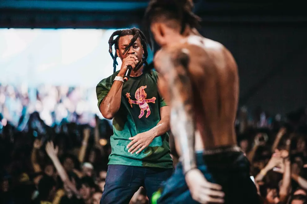 Denzel Curry @ Laneway Festival, Brisbane Showgrounds. Photos by Claudia Ciapocha.