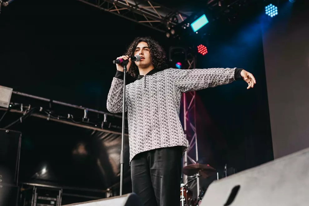 Kian @ Laneway Festival, Brisbane Showgrounds. Photos by Claudia Ciapocha.