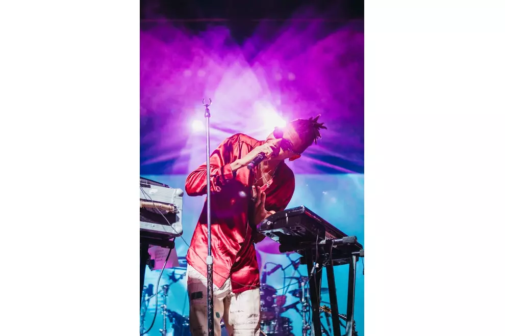 Masego @ Laneway Festival, Brisbane Showgrounds. Photos by Claudia Ciapocha.