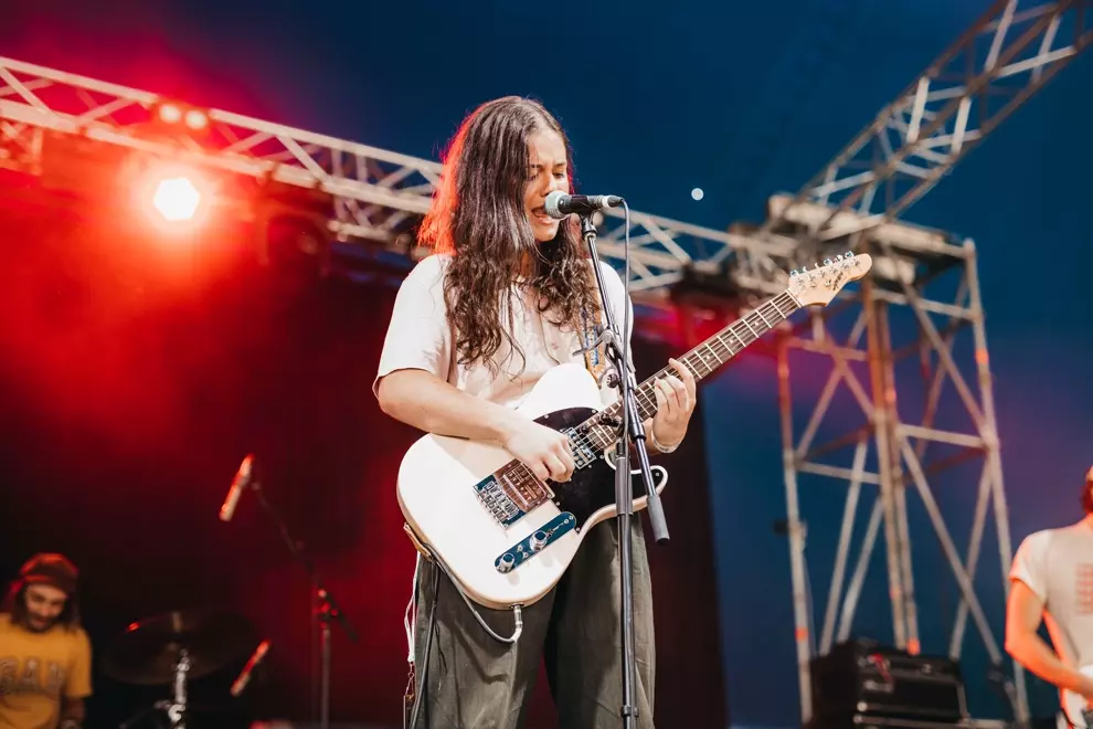 Ruby Fields @ Laneway Festival, Brisbane Showgrounds. Photo by Claudia Ciapocha.