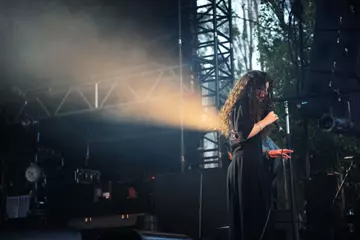 Lorde playing Laneway at Callan Park in 2014. Pic by Jodie Mathews
