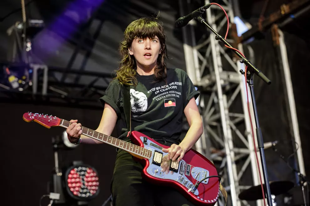 Courtney Barnett at Laneway Melbourne 2019. Pic by Joshua Braybrook.