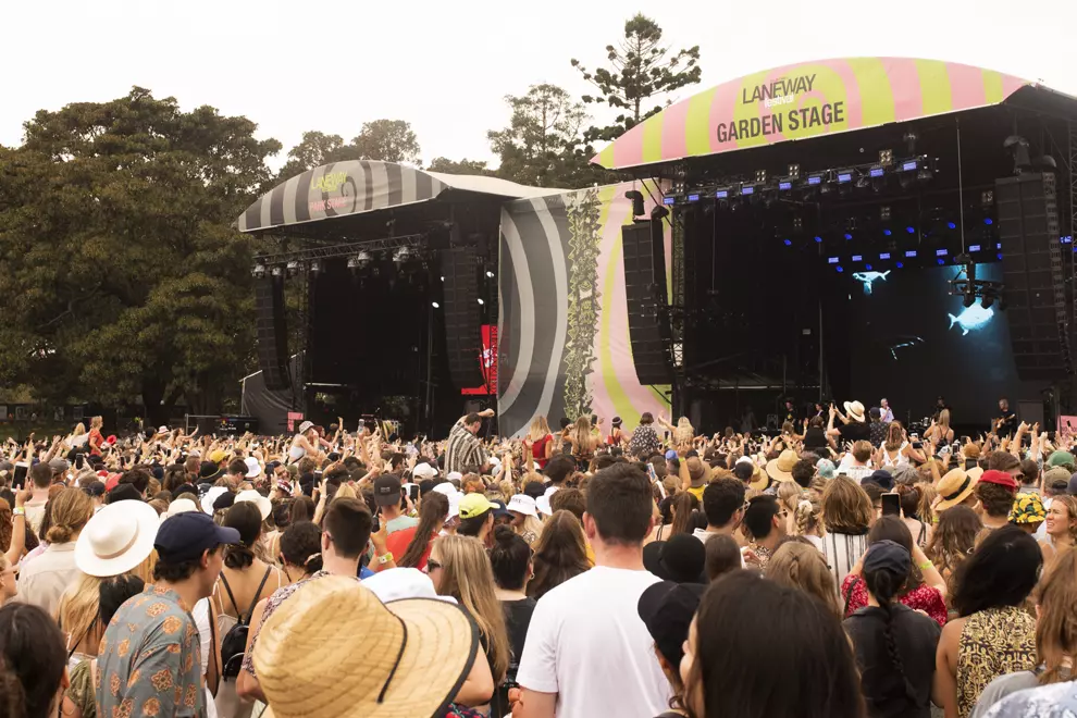St Jerome's Laneway Festival @The Domain. Photo by Simone Fisher.