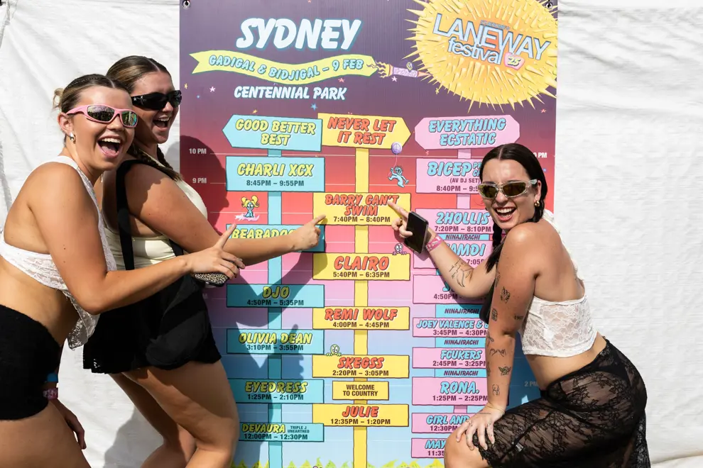 Laneway Festival crowd