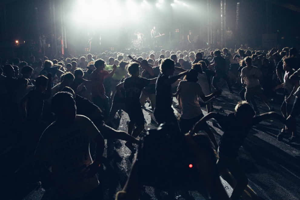 Crowd at this year's Live It Up festival. Pic by Rick Clifford