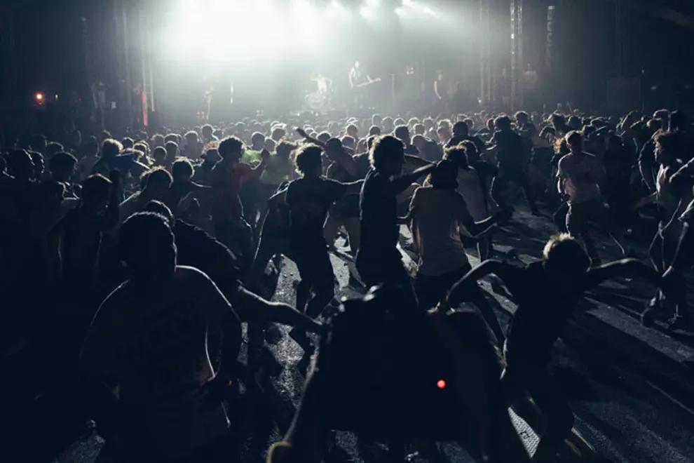 Crowd at this year's Live It Up festival. Pic by Rick Clifford