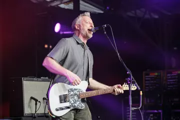 Billy Bragg @ Meredith Music Festival 2018. Pic by Joshua Braybrook